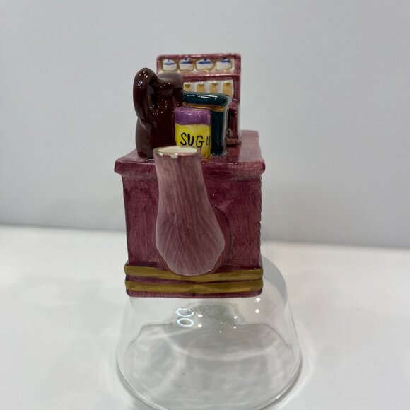 Seymour Mann Boutique shop cash counter tea pot (4" H. X 6" L X. 2"W ) - Picture 5 of 8